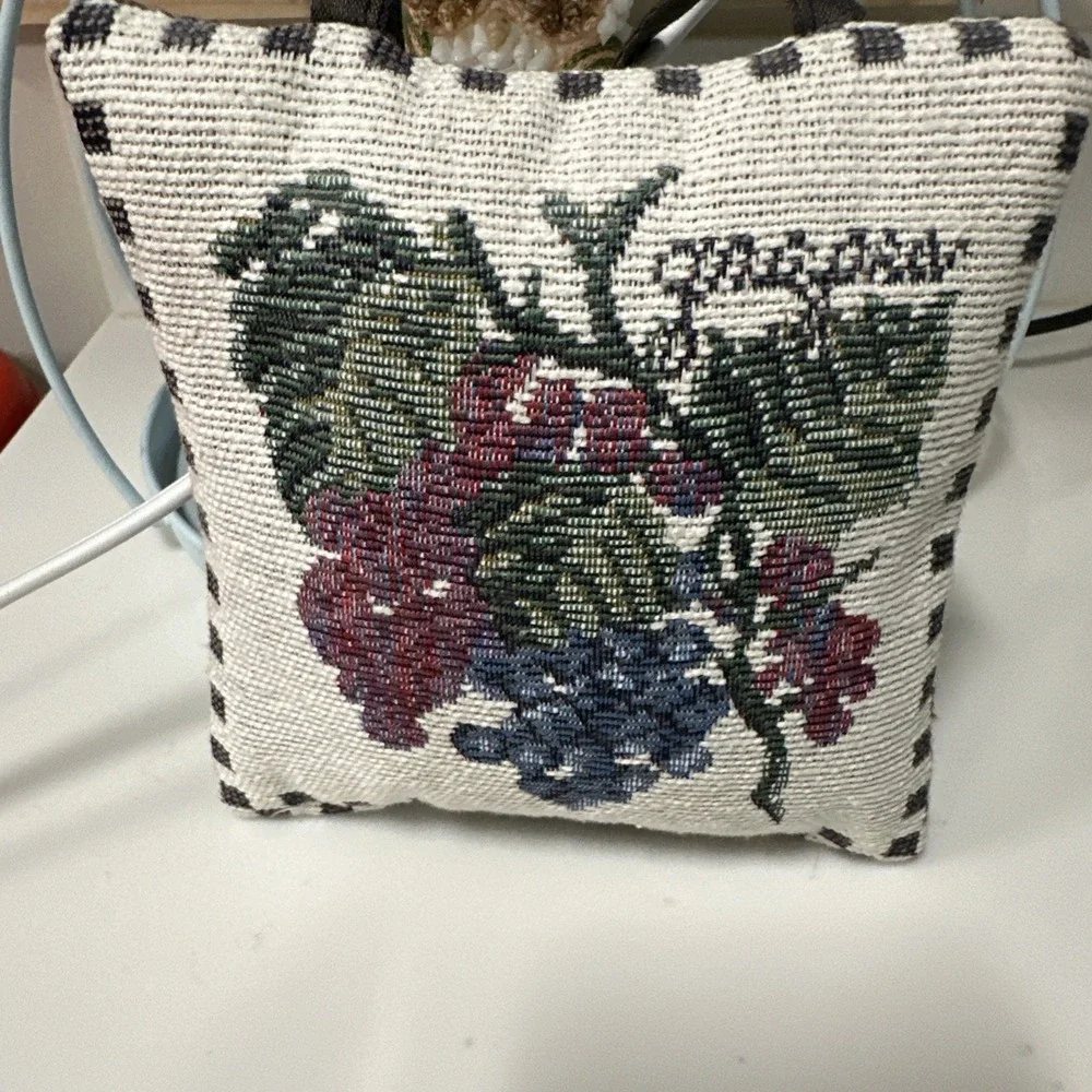 Vintage Finished‎ Cross Stitch Fancy  Pillow 6